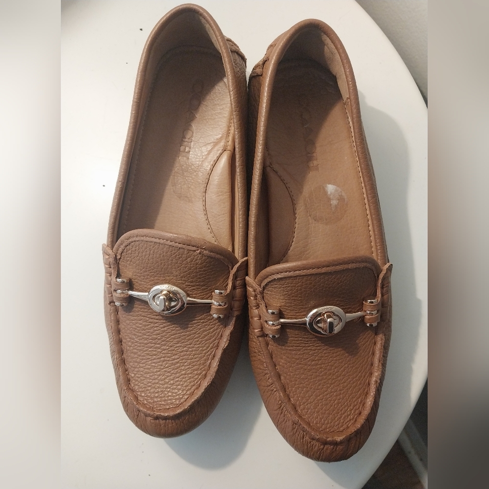 Leather Coach Arlene Loafers